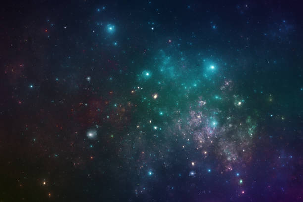 istock Deep space starfield, fantasy galaxy illustration 912518624