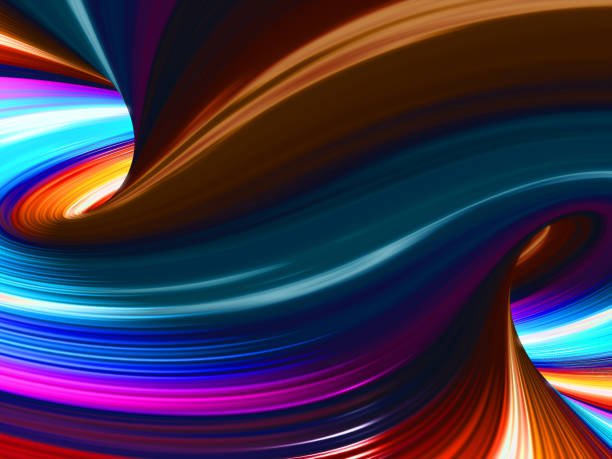 istock Colorful lights streak background 912524330