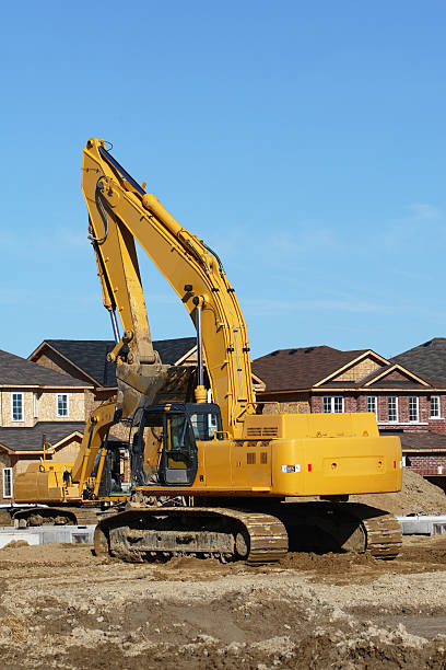 istock Excavator On The Job 91252491