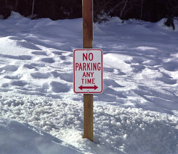 istock No Parking sign buried in snow 91252961