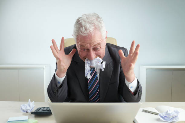 istock Elderly Businessman Losing His Temper 912531834