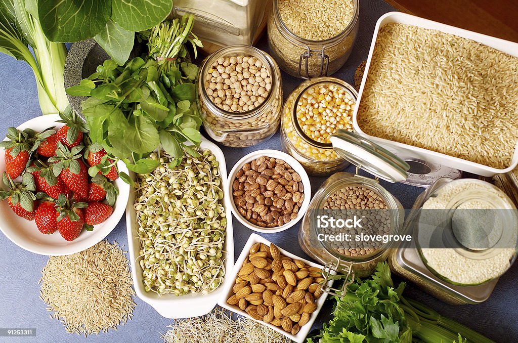 Healthy Foods  Alfalfa Stock Photo