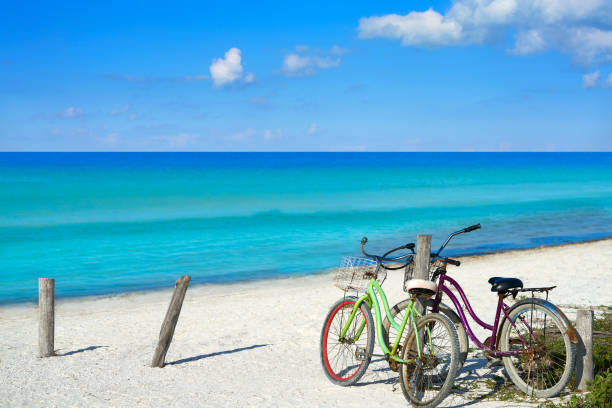 Bicycle in Miami beach on a beautiful sunny day, Florida, USA