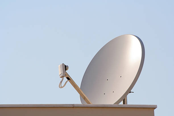 TV Satellite Antenna stock photo