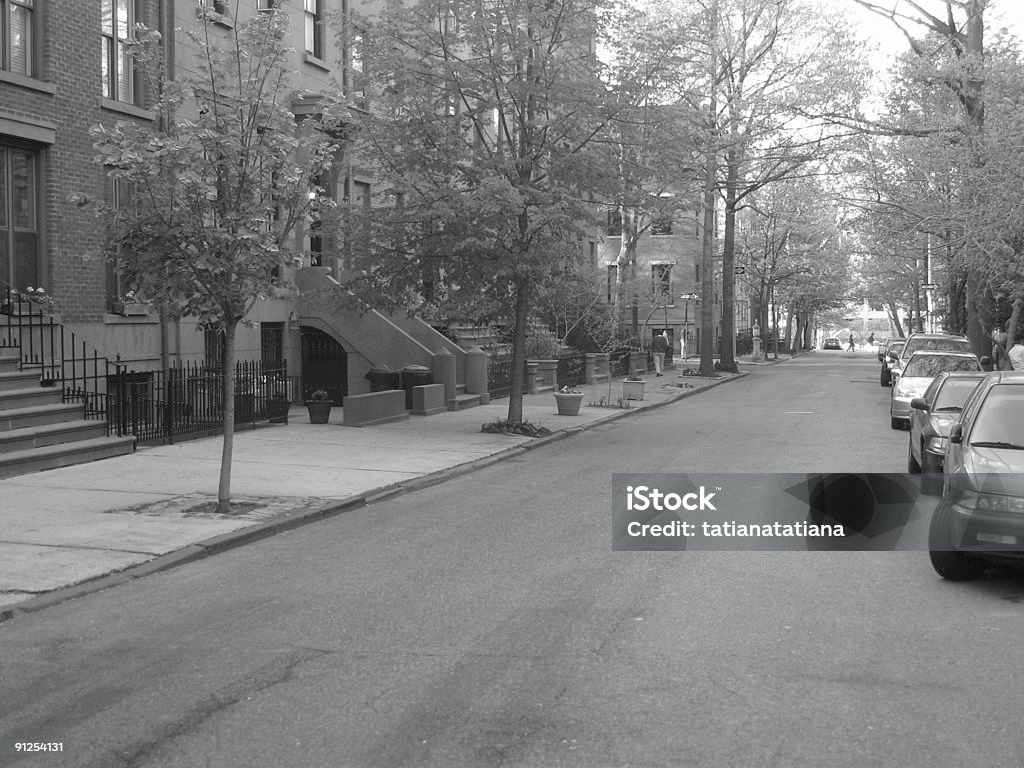 Strada storica di brooklyn - Foto stock royalty-free di Appartamento