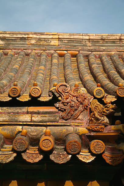 istock Tiled roofs in the forbidden city 91254691
