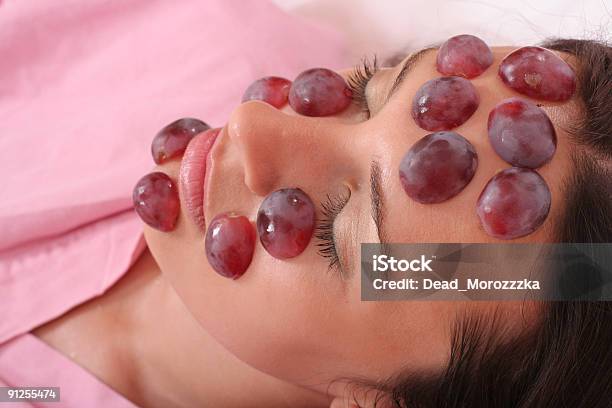 Grapes Mask Stock Photo - Download Image Now - Grape, Adult, Alternative Therapy