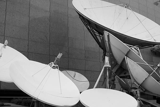 Satellite Dishes stock photo