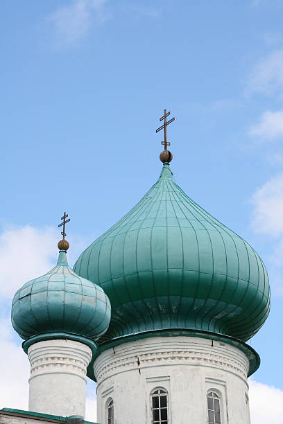 istock Cupolas of Orthodox church 91257594
