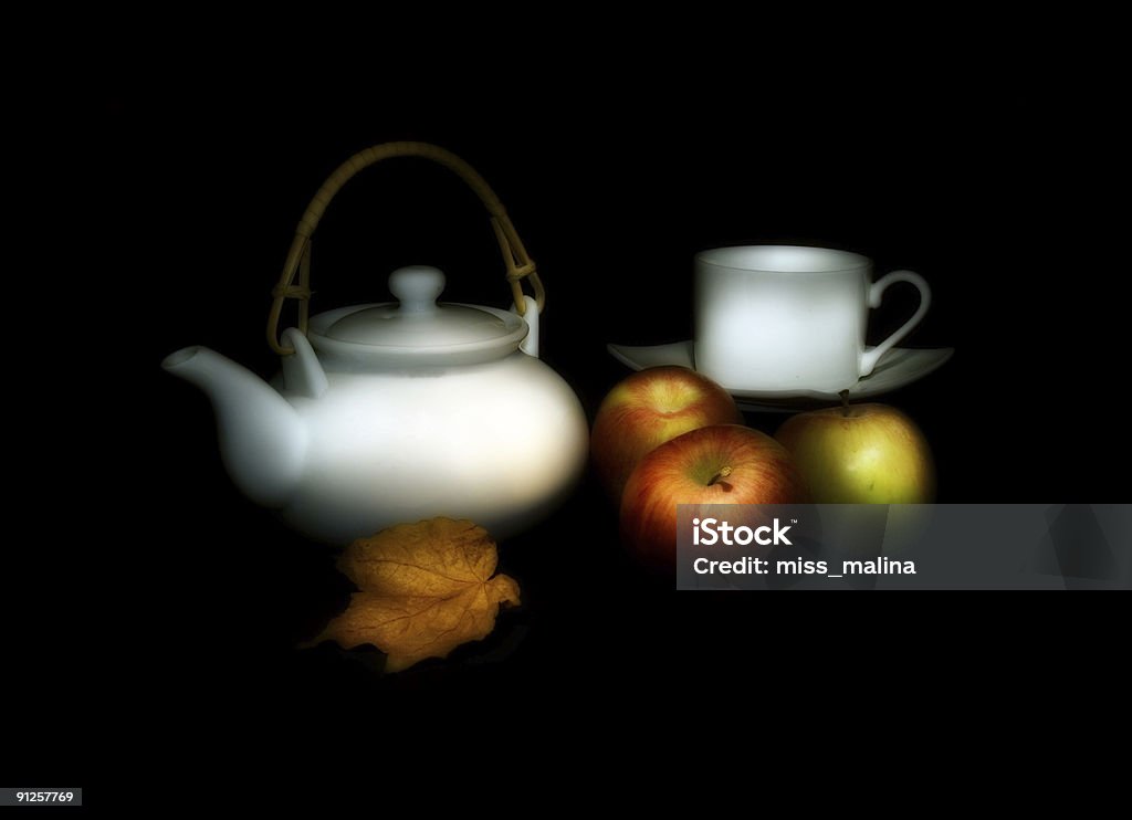 Tè pomeridiano, Caravaggio stile - Foto stock royalty-free di Alimentazione sana