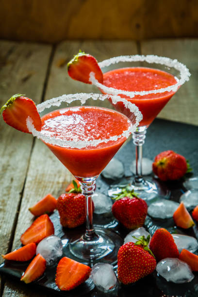 istock Strawberry margaritas and ingredients 912578992