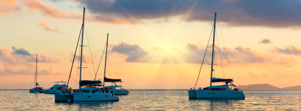 istock Recreational Yachts at the Indian Ocean 912579456