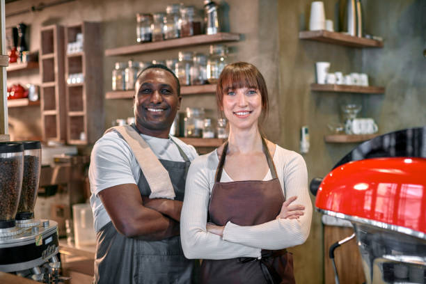 istock Two Barista coffee shop 912580688