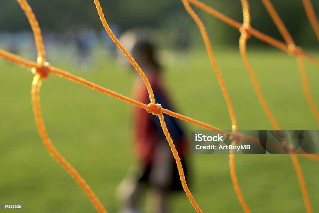 net et de gardien de but de football - Photo de Football libre de droits