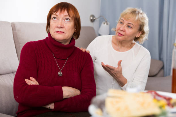 istock females quarreling in the room 912587826