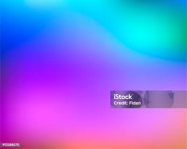 Multicolored Rainbow Gradient Stock Illustration - Download Image Now - Luxury, Colors, Multi Colored