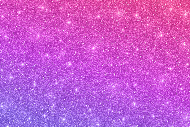 ilustrações de stock, clip art, desenhos animados e ícones de glitter horizontal texture with pink violet color effect - glitter