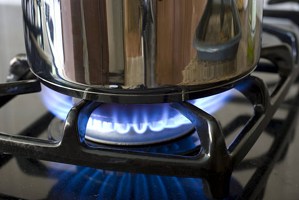 istock Cooking on a gas stove 91259581