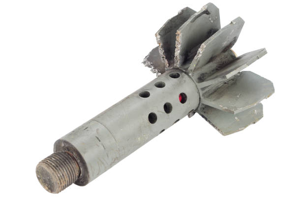 istock fragment of mortar bomb isolated 912596128