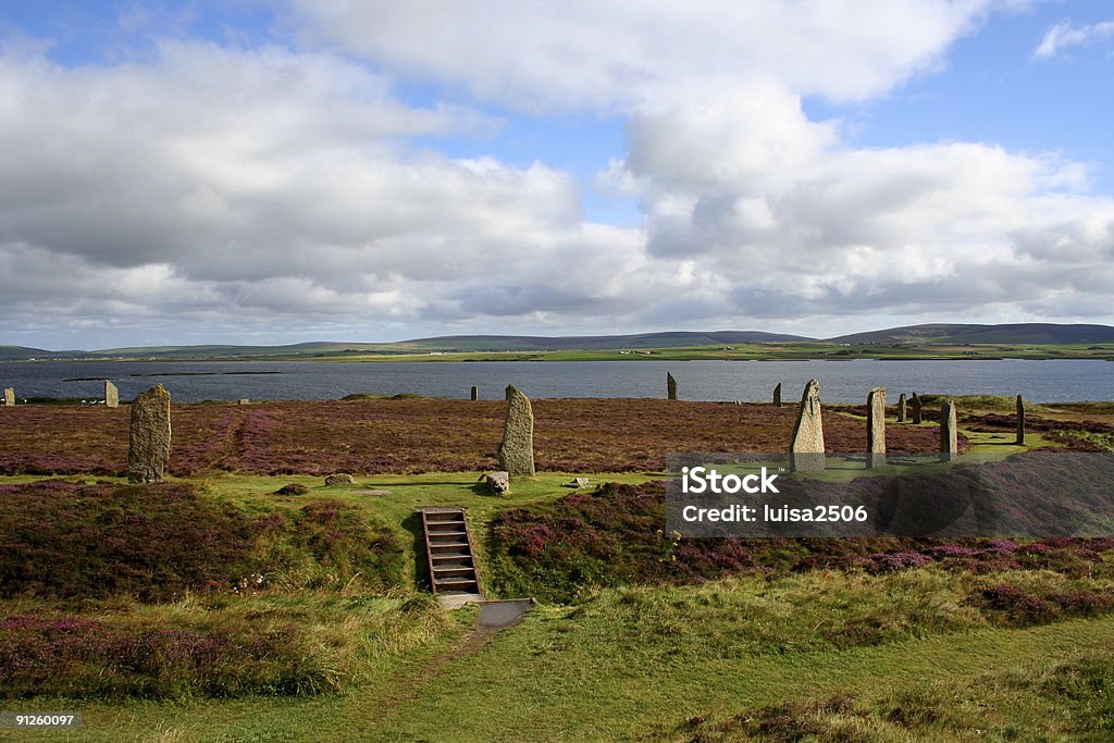 Ring of brodgar - Orkney islands  Ring of Brodgar Stock Photo