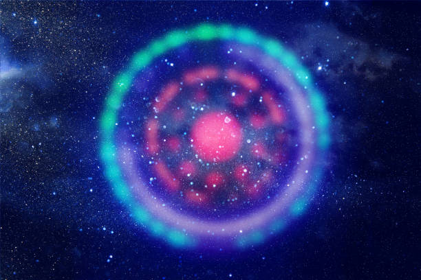 istock abstract image of mystery light in sky. ufo and astrology concept. 912604114