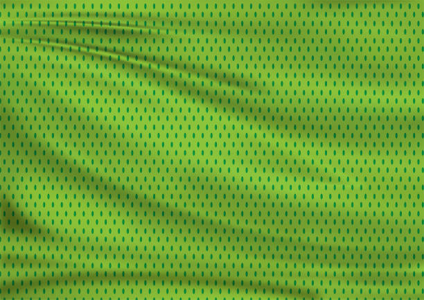 Vector Seamless sports wear Irregular Rounded Lines Halftone Transition Abstract Background Pattern neon green color.