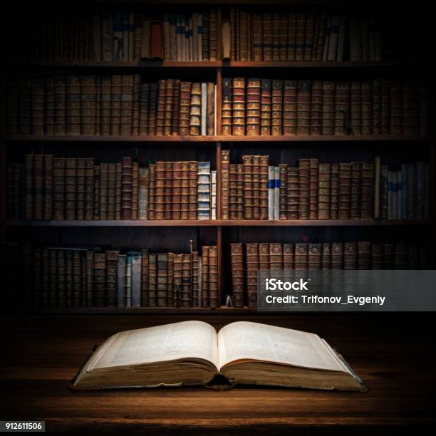 Books Stock Photo - Download Image Now - Old Book, Library, Book