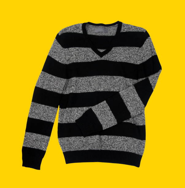 istock Casual sweater on yellow background 912613332