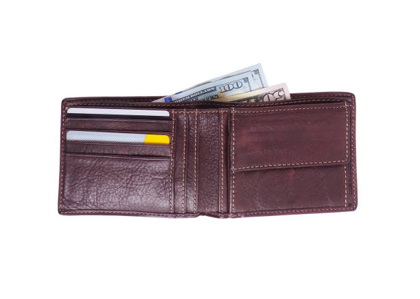 istock Wallet with money on white 912613760