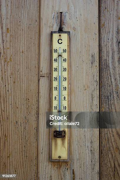 Alte Thermometer Nahaufnahme Auf Einem Holz Hintergrund Stockfoto und mehr Bilder von Alt