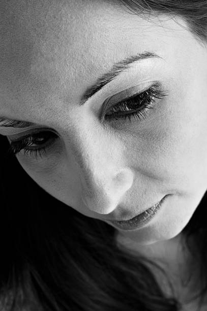 istock Black and white woman in thoughts 91261993