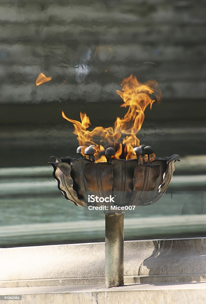 Flame holder  Color Image Stock Photo