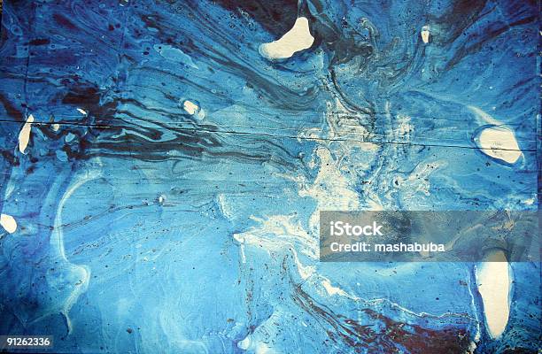 Fundo Azul - Fotografias de stock e mais imagens de Abstrato - Abstrato, Acabado, Amarrotado