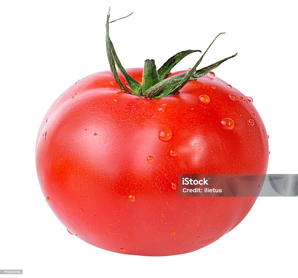 Tomate isolé sur blanc - Photo de Tomate libre de droits