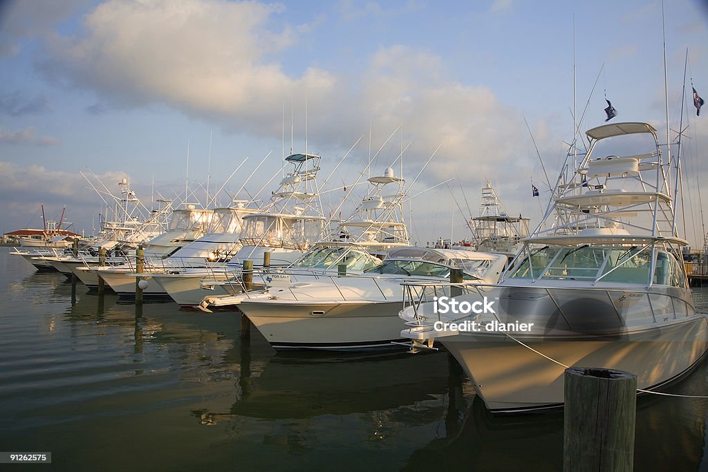 fishing boats at sunrise  Bridge - Built Structure Stock Photo