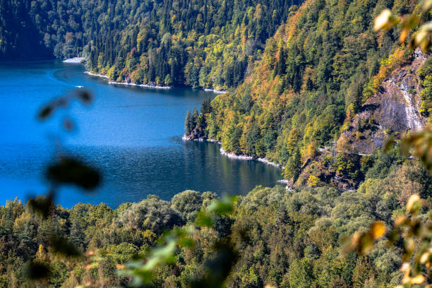 istock beautiful lake in the mountains 912628612