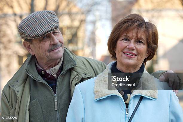 Senior Couple Stock Photo - Download Image Now - Hat, Senior Men, 60-64 Years