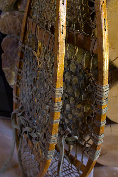 istock Old Wooden Snowshoes 91263416
