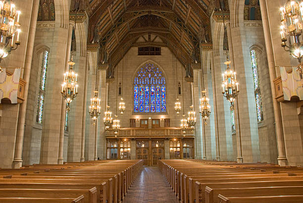 Church interior in Chicago, Illinois