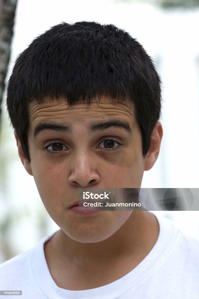 Jovem criança perfurada - Royalty-free Adolescente Foto de stock