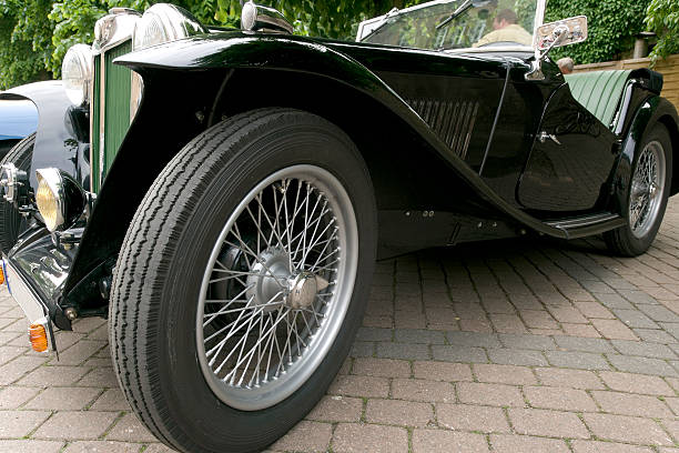 istock Old black vintage convertible (XXL) 91264578