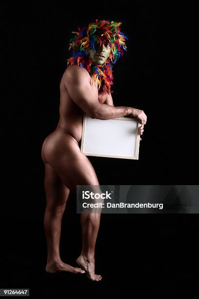 Shamanic Nachricht Stockfoto und mehr Bilder von Anaerobes Training - Anaerobes Training, Bizarr, Bodybuilding