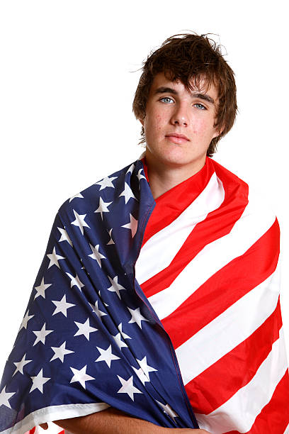 istock Patriotic Teenager 91264859