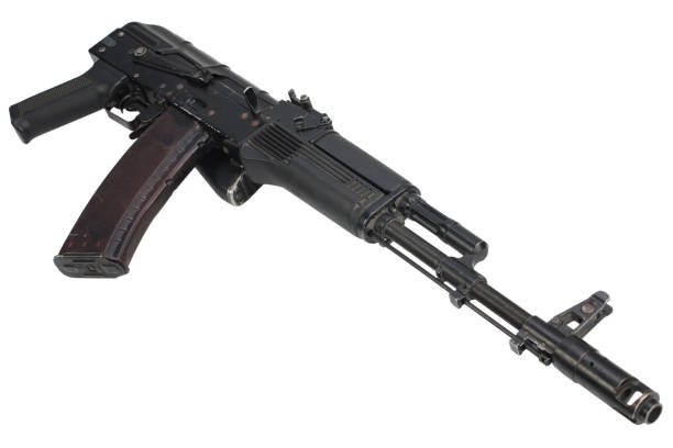 istock kalashnikov AK 74M assault rifle on white 912648632