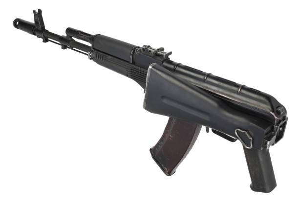 istock kalashnikov AK 74M assault rifle on white 912649000