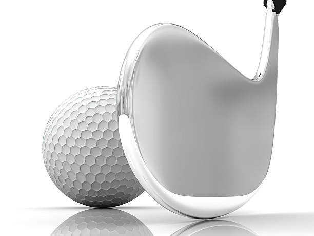 istock golf ball and rabble isolated on white 91264998
