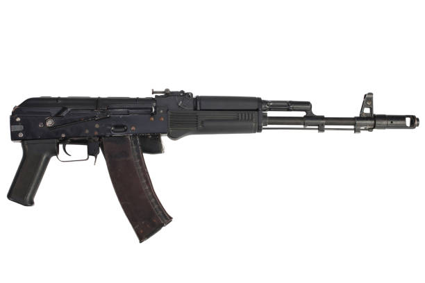 istock kalashnikov AK 74M assault rifle on white 912650060