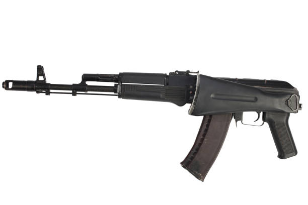 istock kalashnikov AK 74M assault rifle on white 912650494