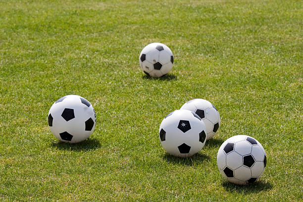 Black and White Balls #2 stock photo