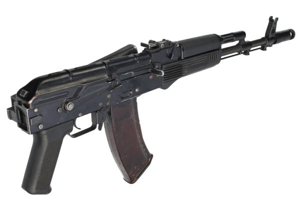 istock kalashnikov AK 74M assault rifle on white 912655380